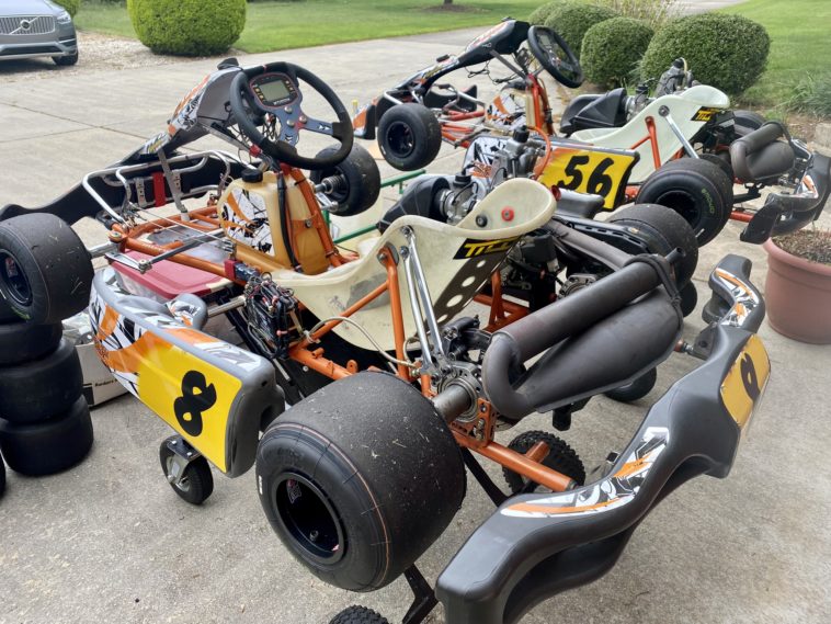 2012 Intrepid Cruiser karts with Rotax 125.  Full package, tons of spare, wheels, etc