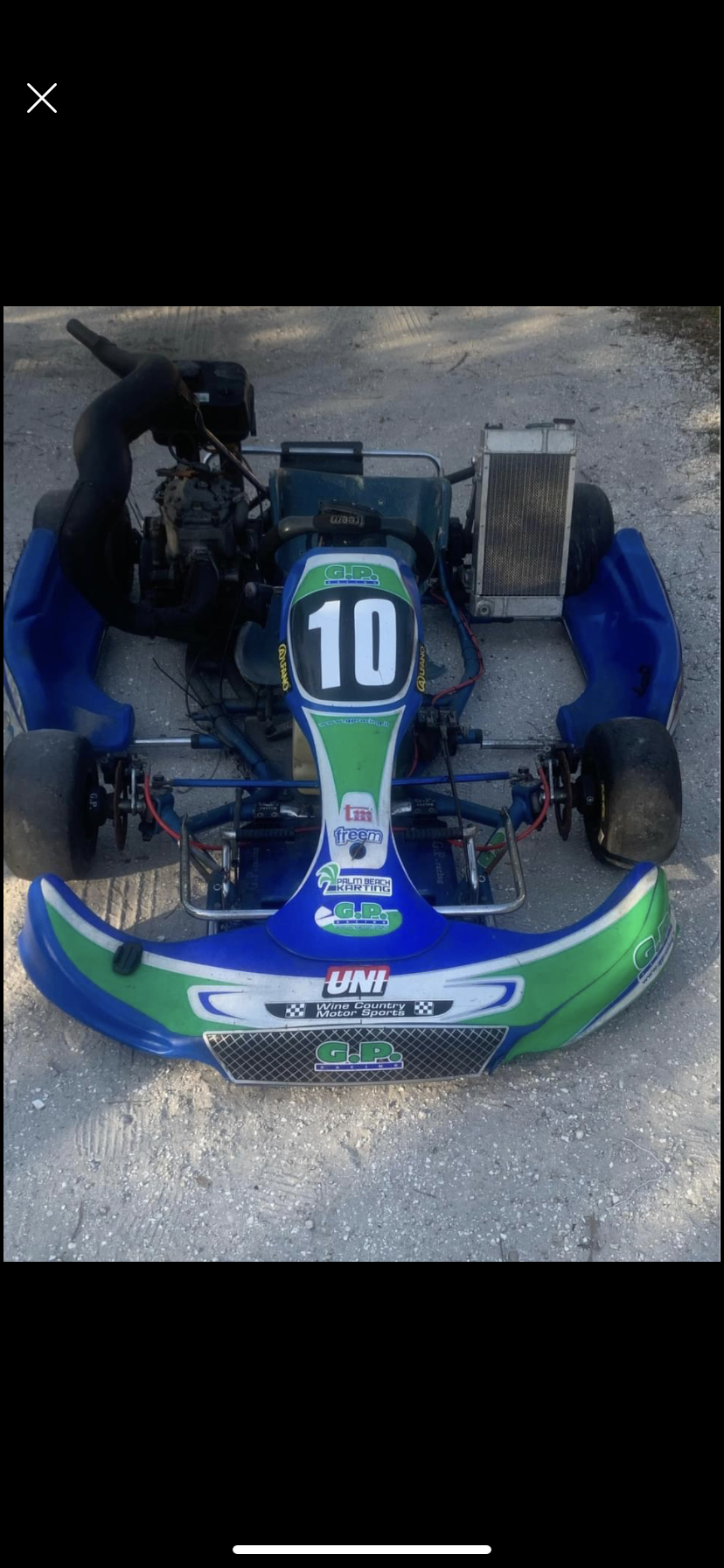 GP racing kart with kx500 Two stroke