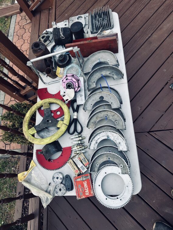 Margay enduro sprint kart with Yamaha KT100