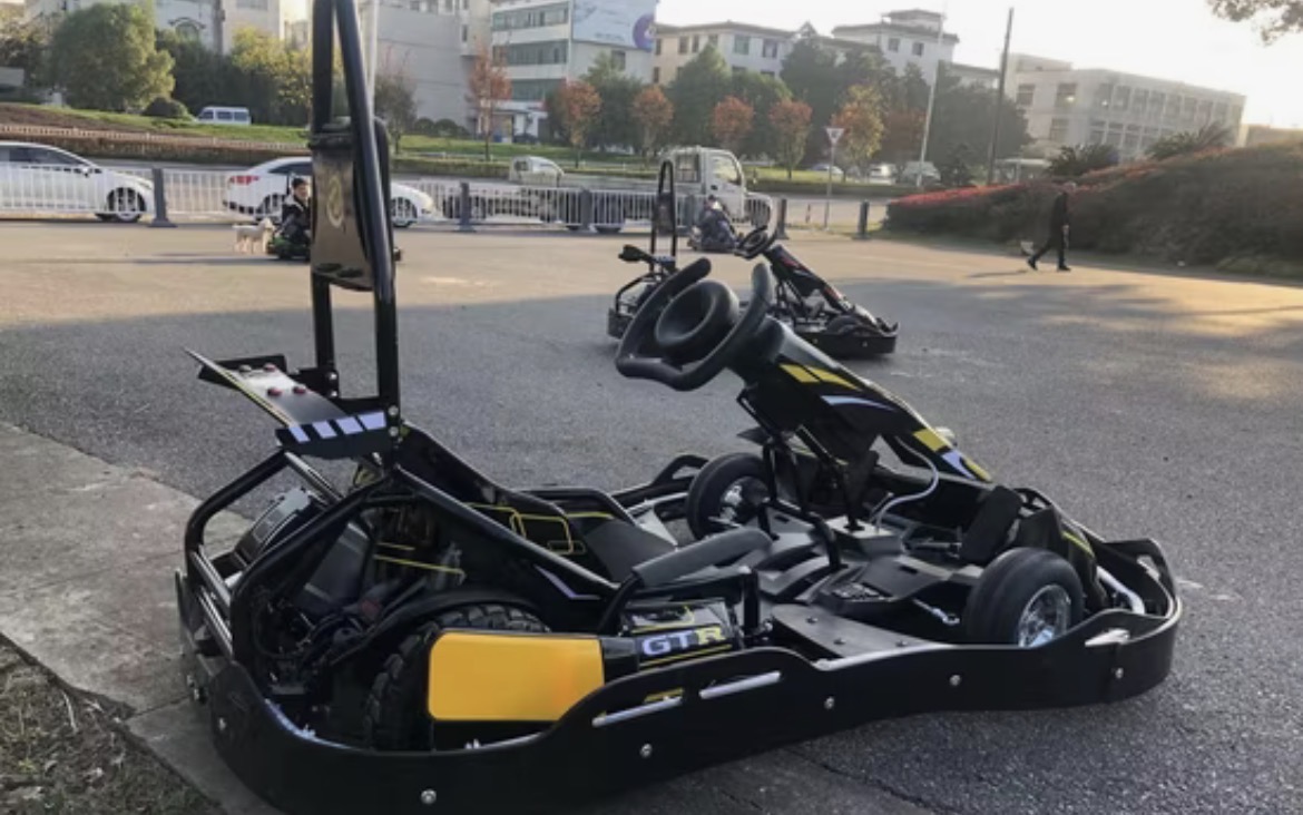 Amusement park use 30-60km/H Battery Motor Power high speed Racing Ride on cars crazy cart Electric Go kart carting car for kids and adult