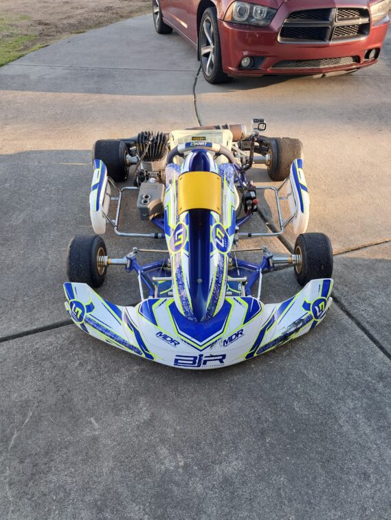 Private: 2024 Lando Norris OTK kart with a KA100 Sr motor on it, Along with metal go pro stand.